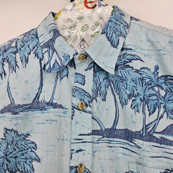 Cooke Street Shirt Mens 2XL Palm Tree Hawaiian Button Up Aloha Beach Tropical - Picture 2 of 10